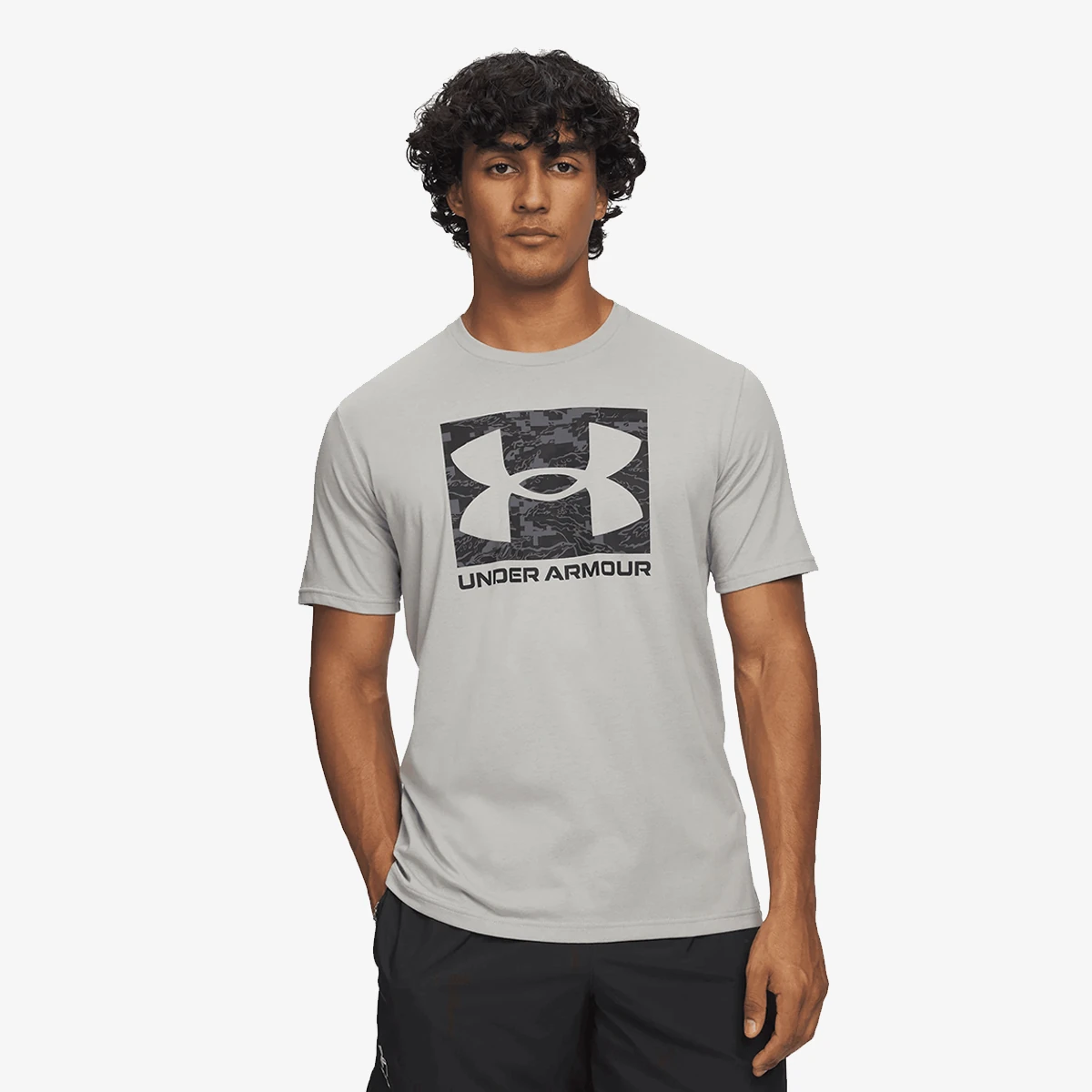 UA ABC CAMO BOXED LOGO SS