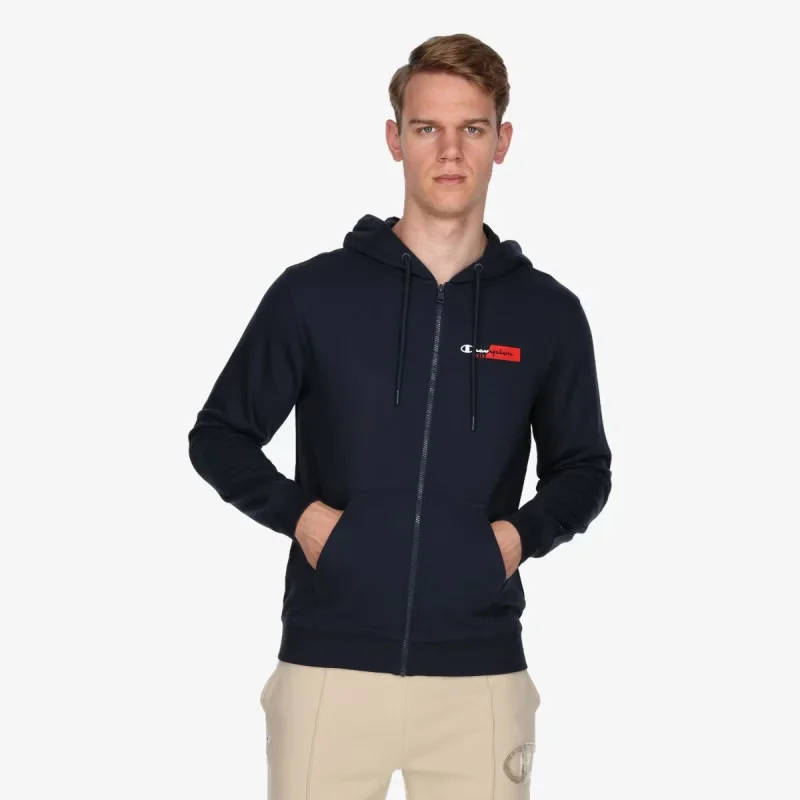 CLASSIC LABEL FULL ZIP HOODY