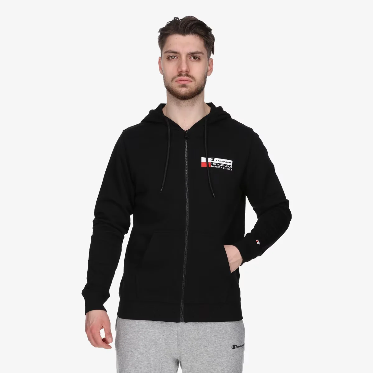 Hooded Full Zip Sweatshirt