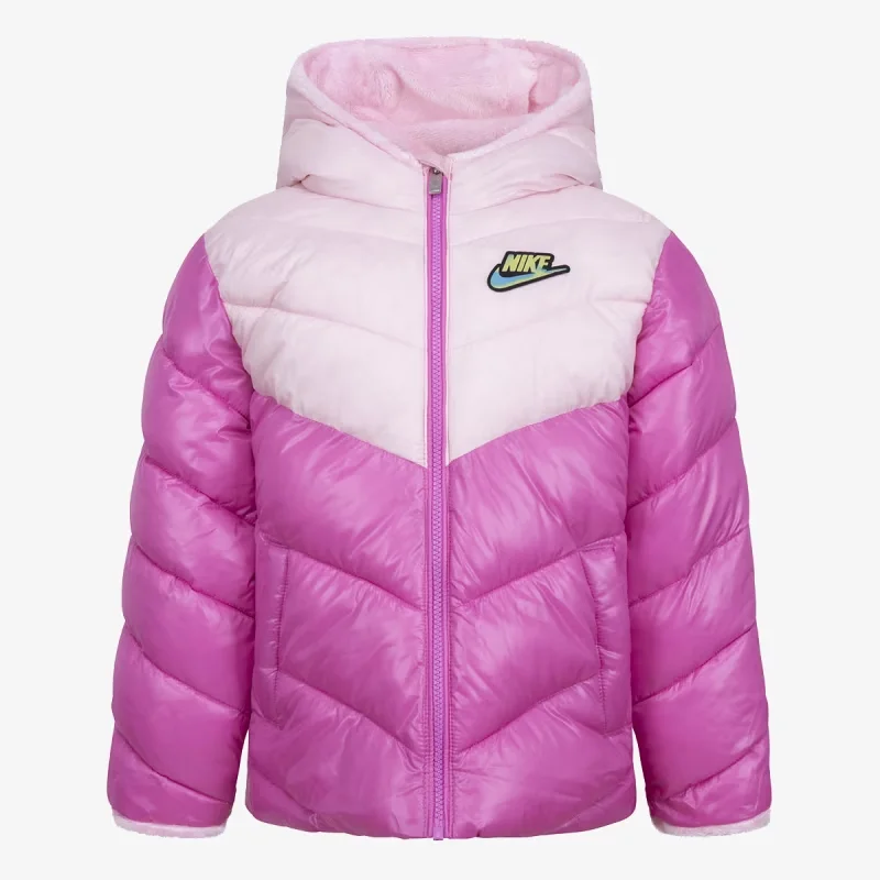 NKG COLORBLOCK CHEVRON PUFFER