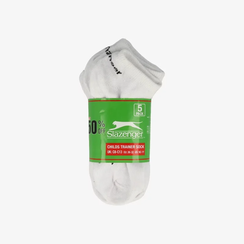 SLAZ 5PK TRAINER SOCK00