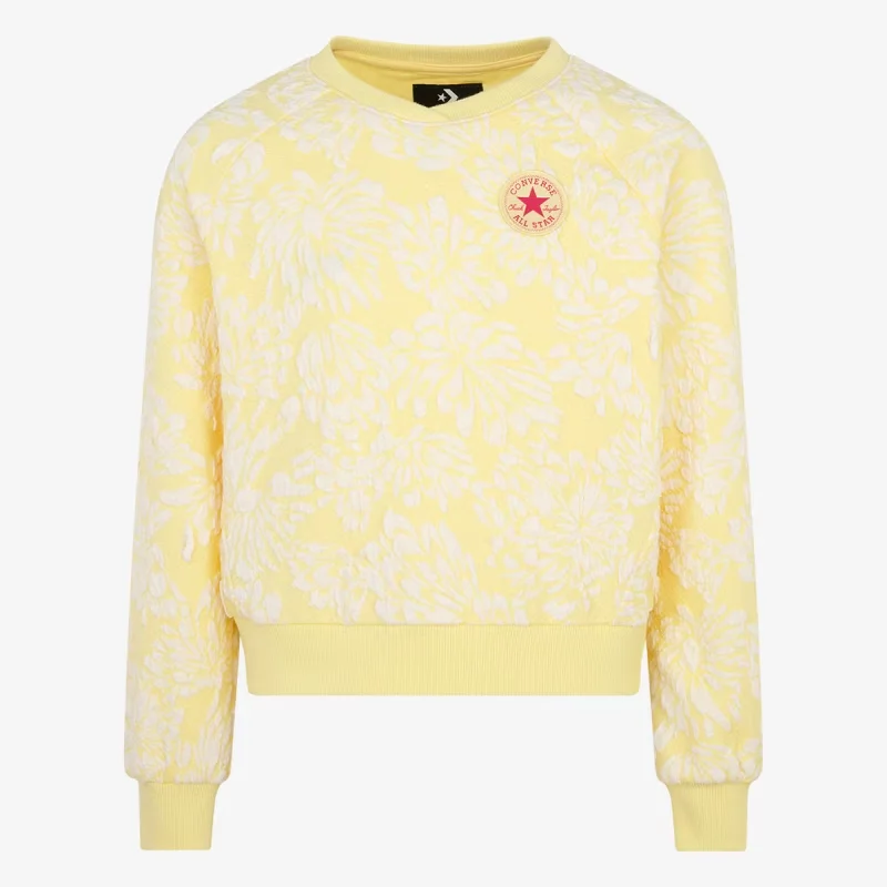 CNVG FLORAL JACQUARD CREWNECK