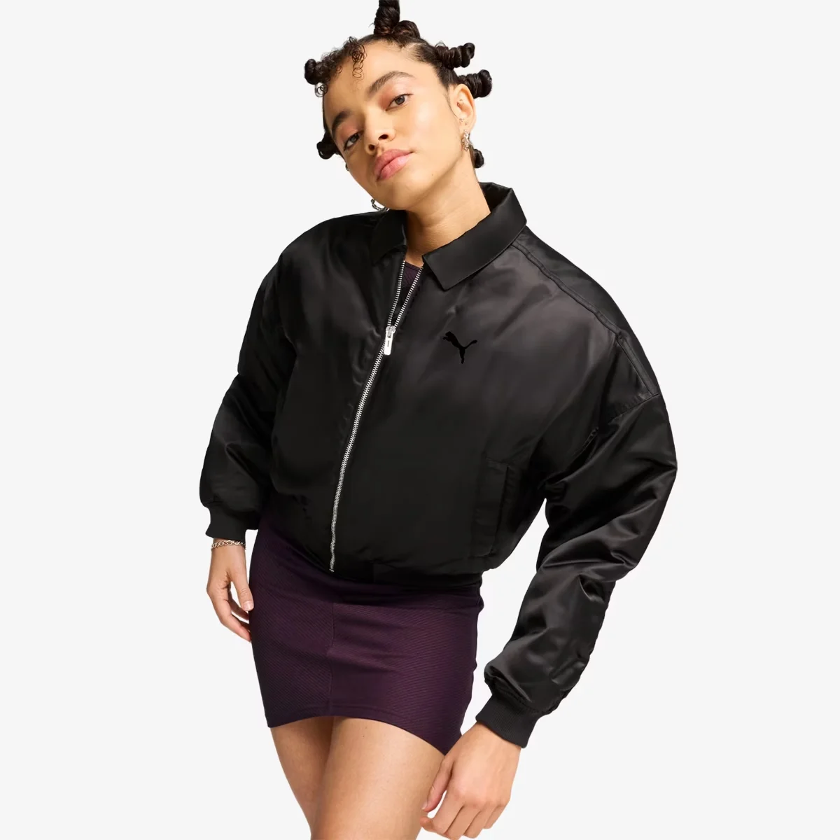 PUMA SATIN BOMBER JACKET