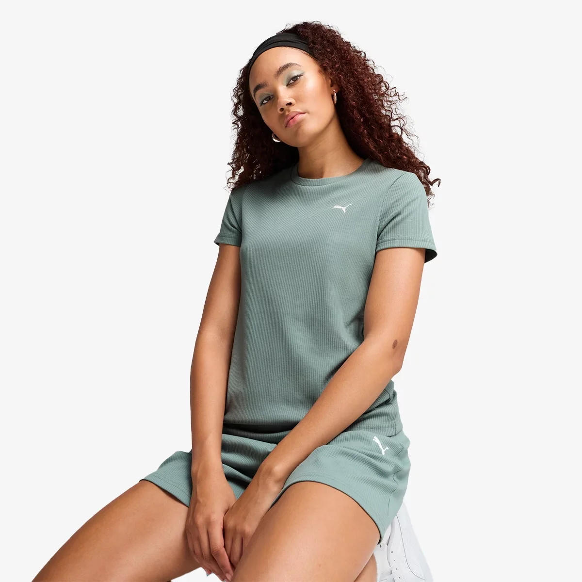 PUMA ESS ELEVATED Rib Tee