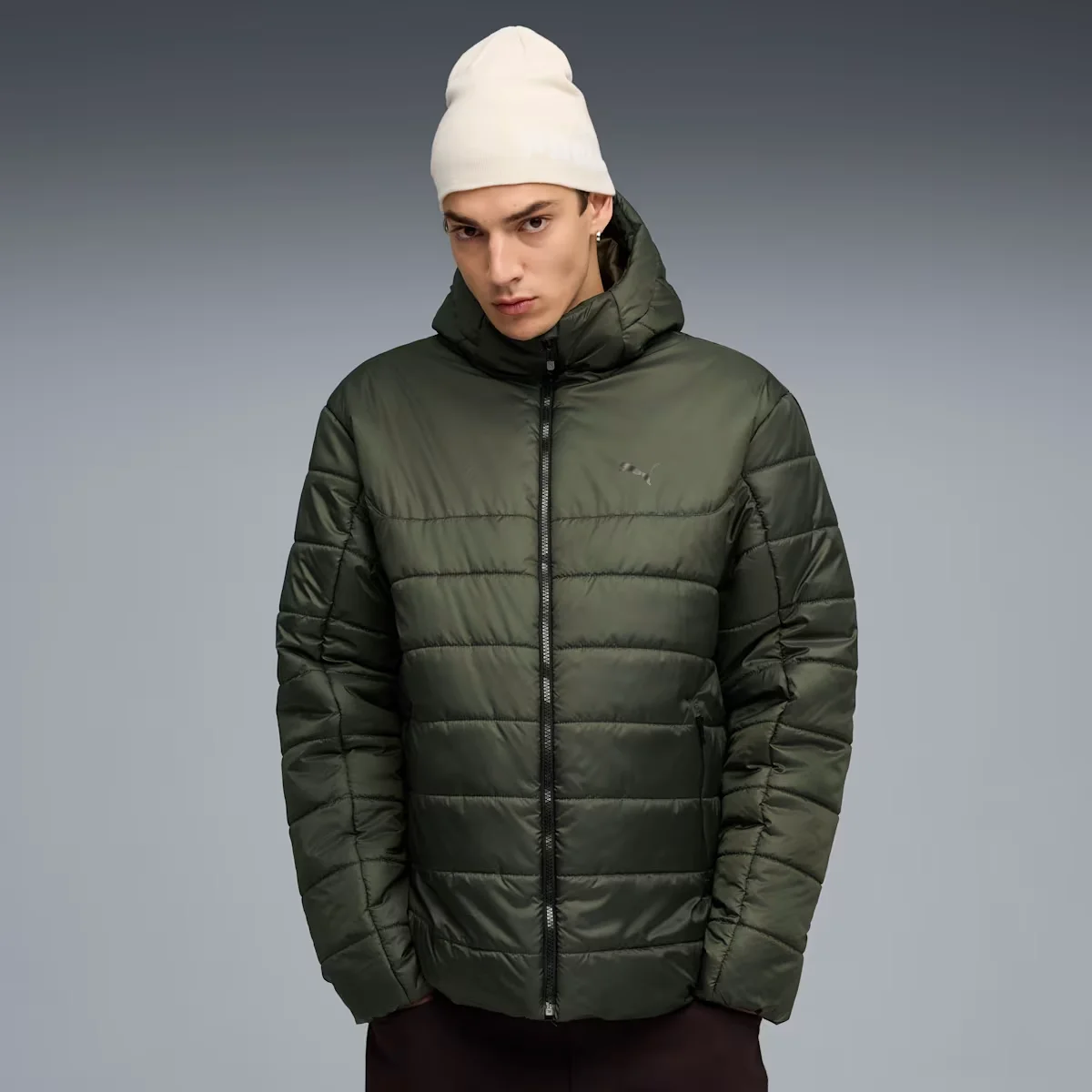PUMA ESS HOODED PADDED JACKET