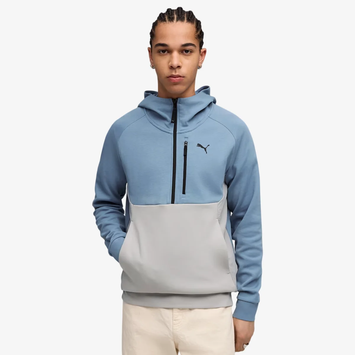 PUMA TECH HALF ZIP HOODIE