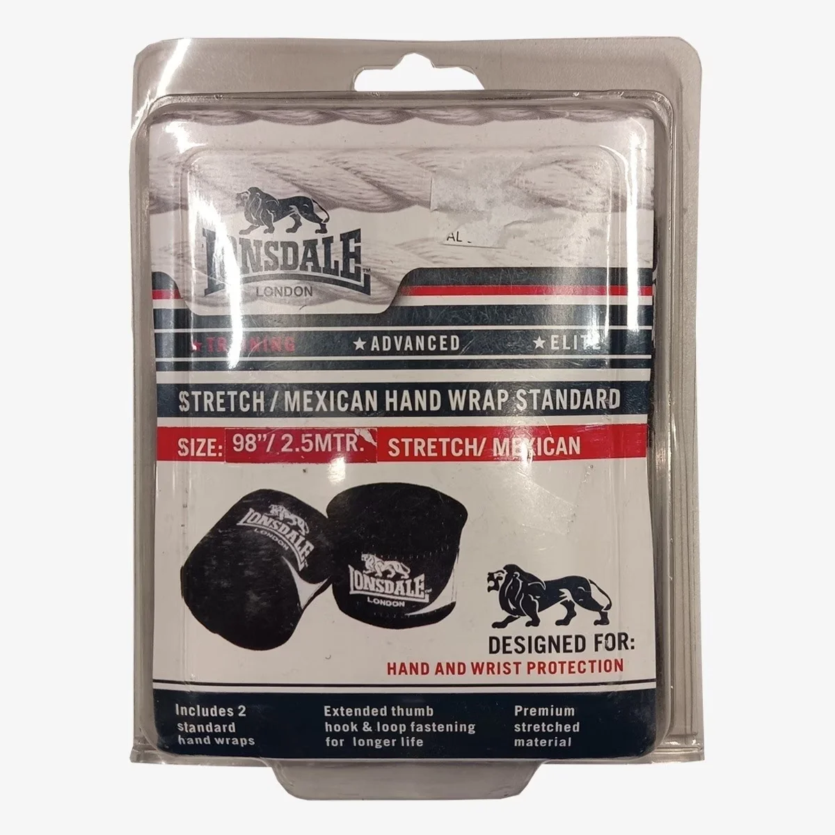 Lonsdale Stretch Mexican Hand Wrap Junio