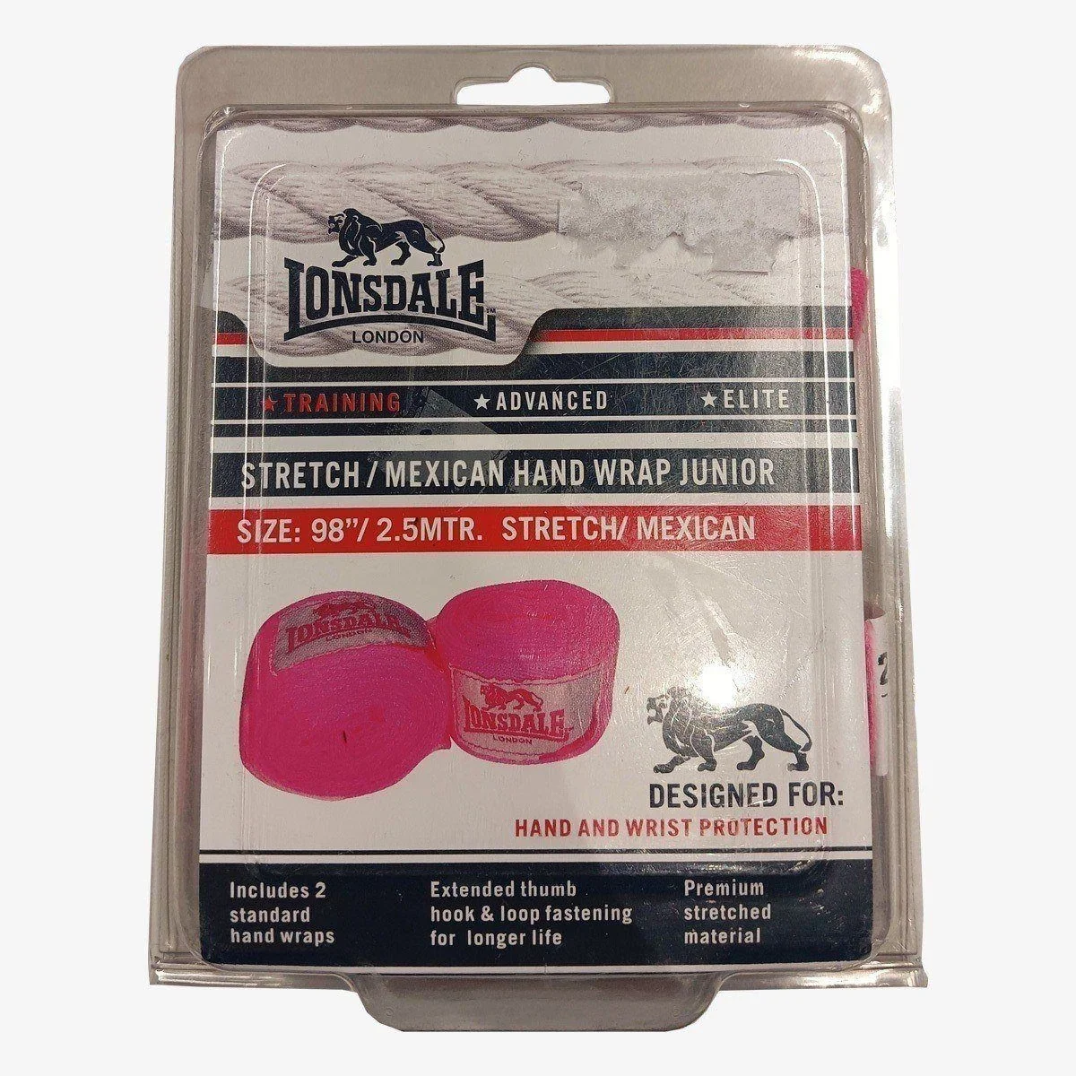 Lonsdale Stretch Mexican Hand Wrap Junio