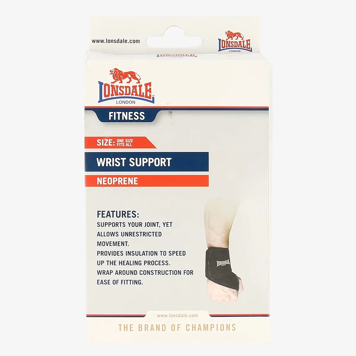 Lonsdale Neo Wrist Sup00 Black -