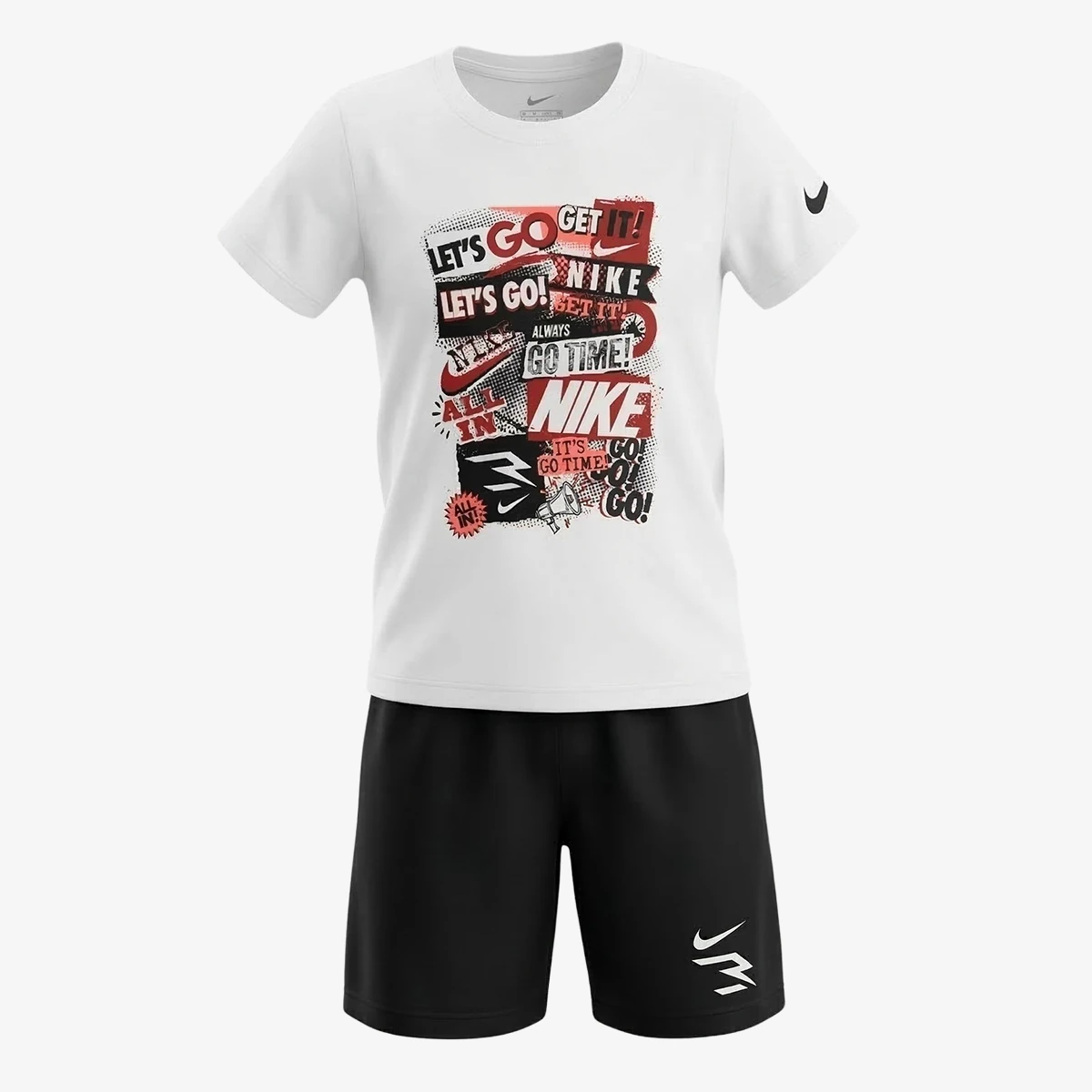 RWB COLLAGE TEE TERRY SHORT SE