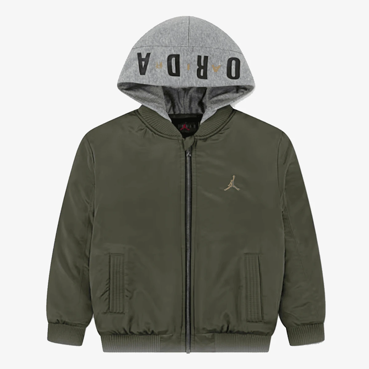 JDN BIG LOGO HOODED BOMBER