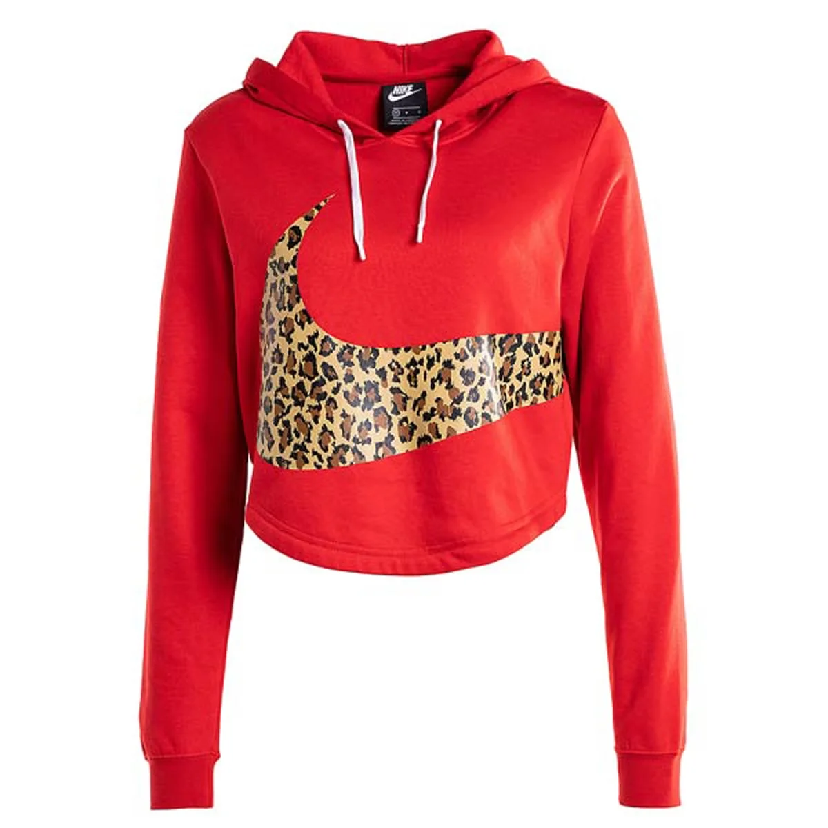 W NSW HOODIE CROP ANML
