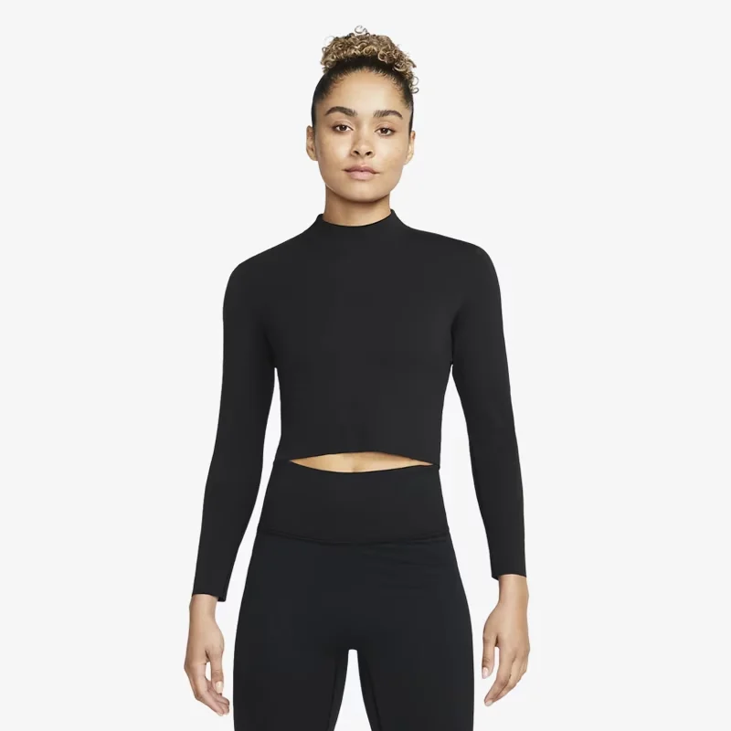 W NY DF LUXE L/S CROP TOP OD