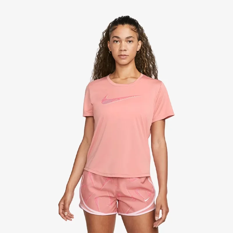 W NK DF SWOOSH HBR SS TOP
