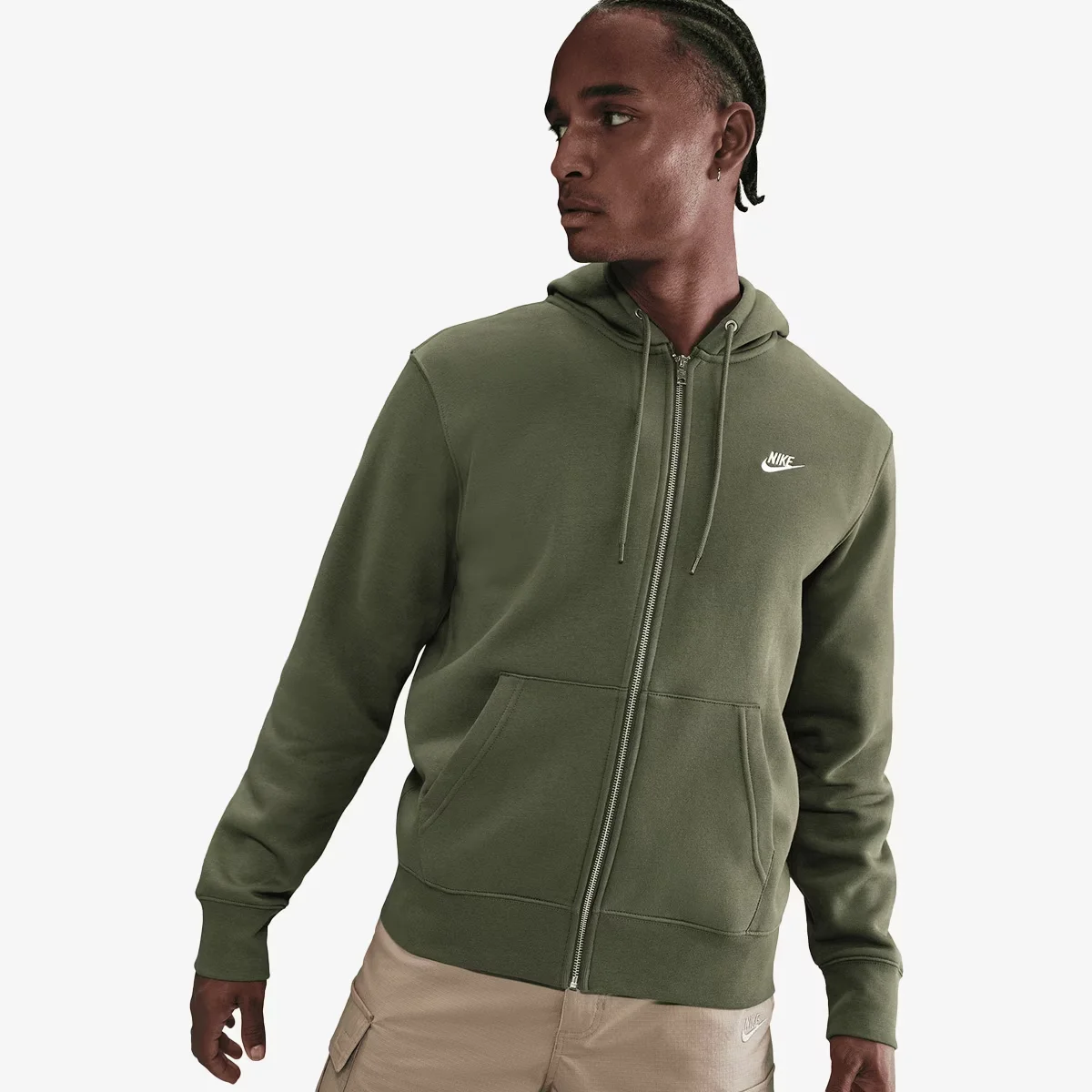 M NK CLUB BB FZ HOODIE