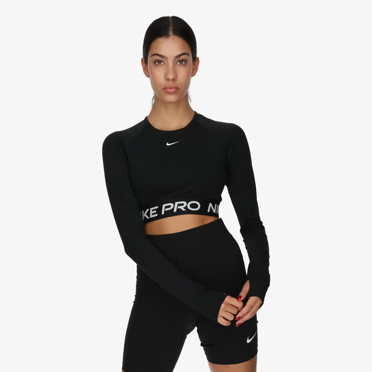 NIKE PRO DF 365 CROP LS