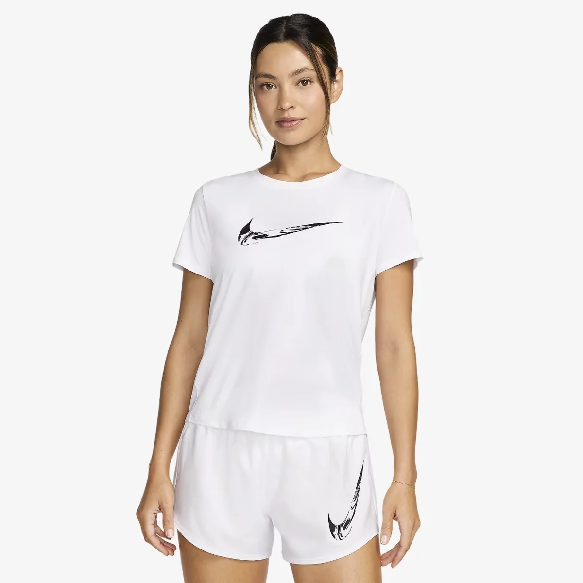 W NK ONE SWOOSH HBR DF SS TOP