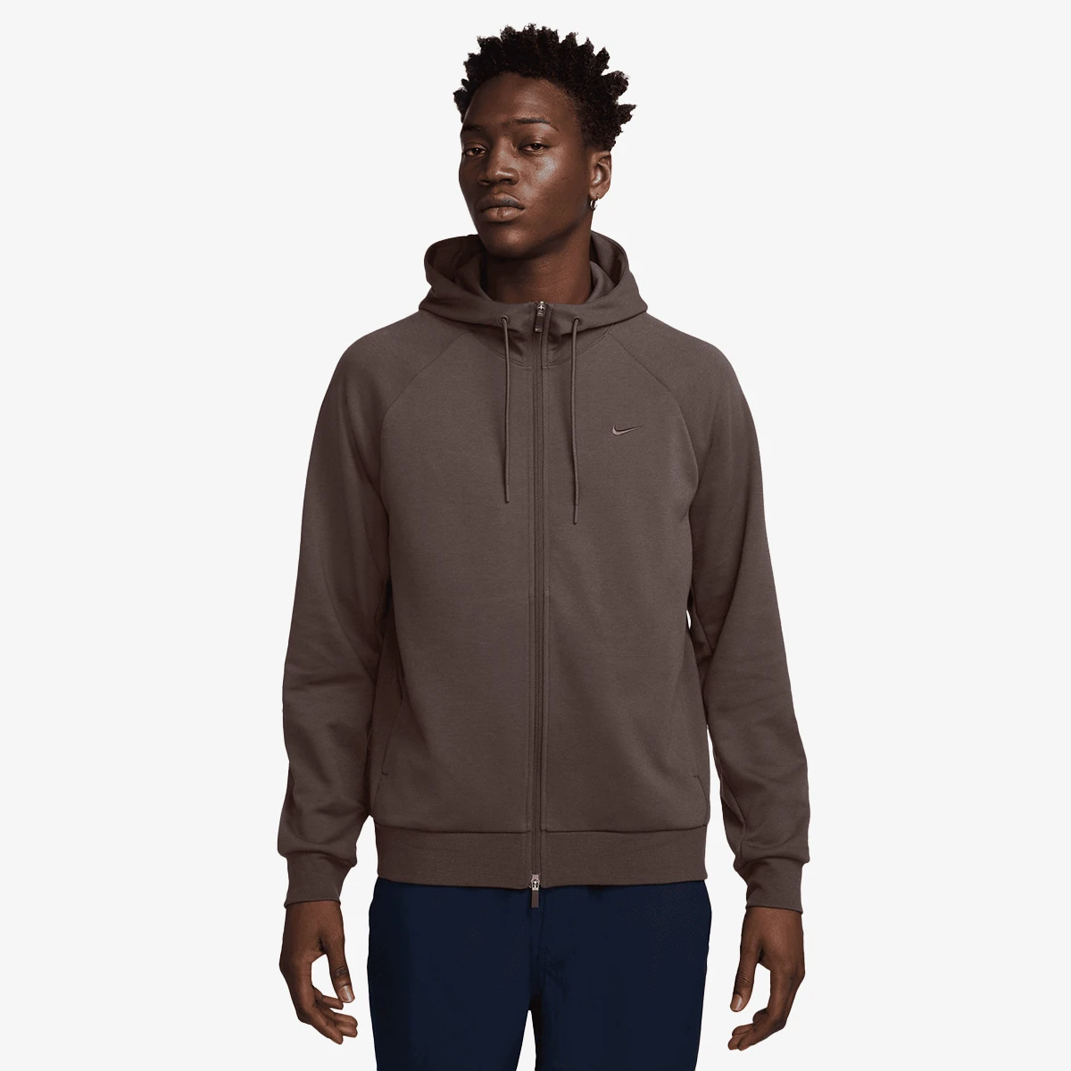 M NK DF UV PRIMARY FZ HOODIE