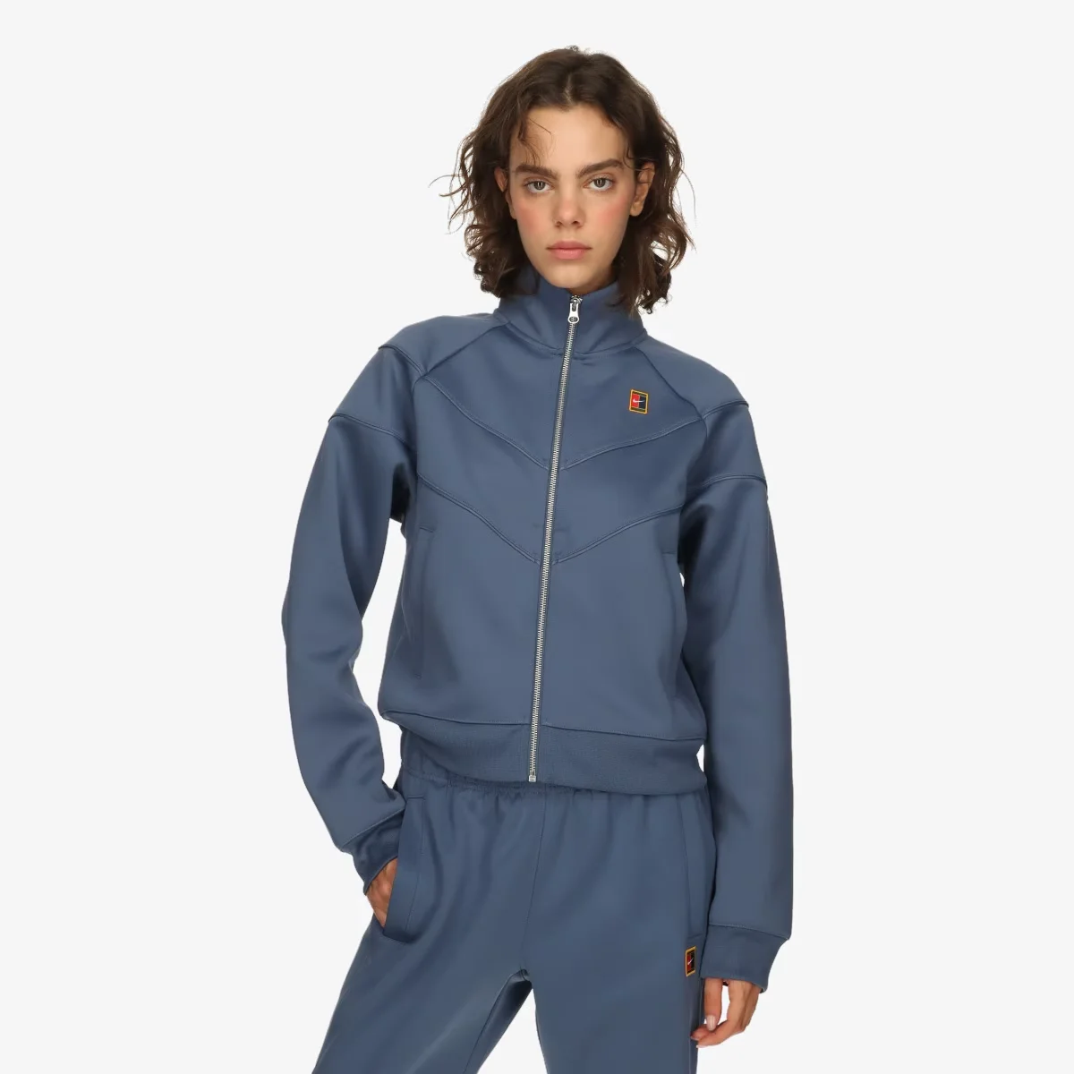 W NKCT WR POLY KNIT JKT HRTGE