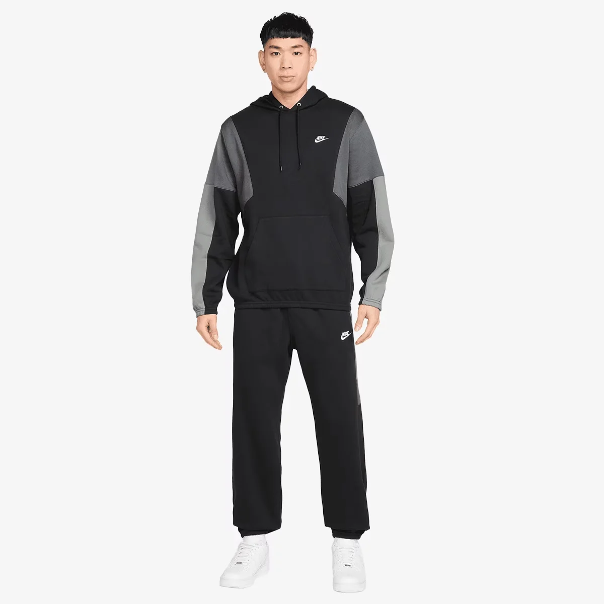 M NK CLUB FLEECE HDED TRACK GX