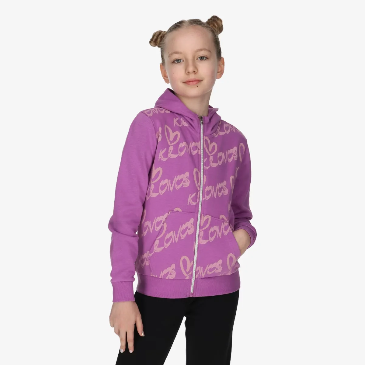 KRONOS GIRLS FULL ZIP HOODY