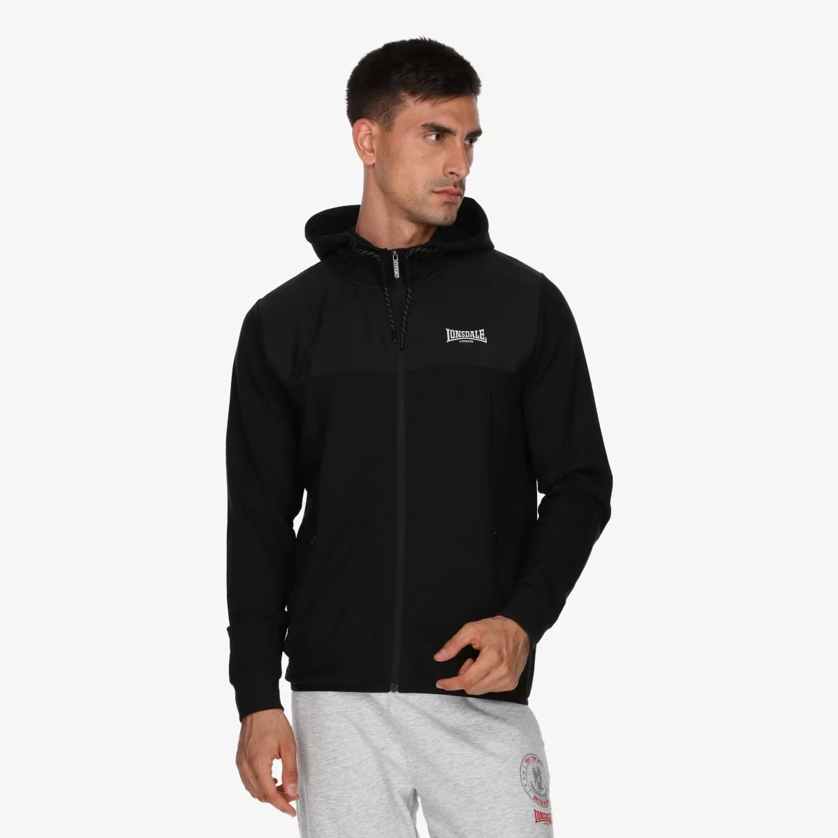 Black Full Zip Hoody