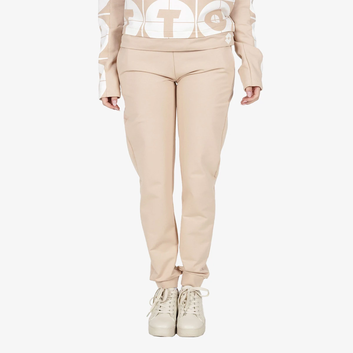 LOGOMANIA CUFF PANTS