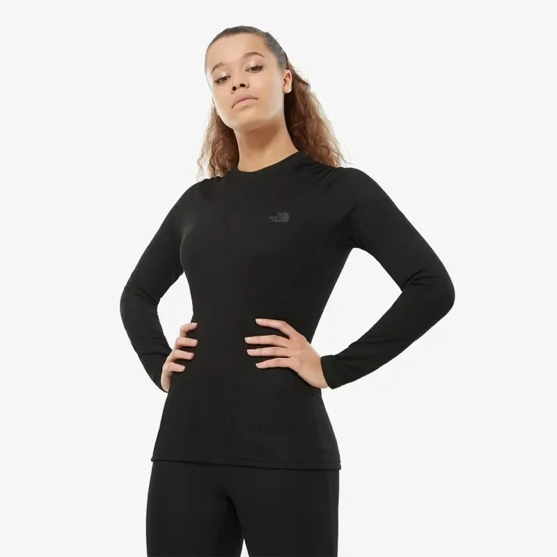 W EASY L/S CREW NECK TNF BLACK