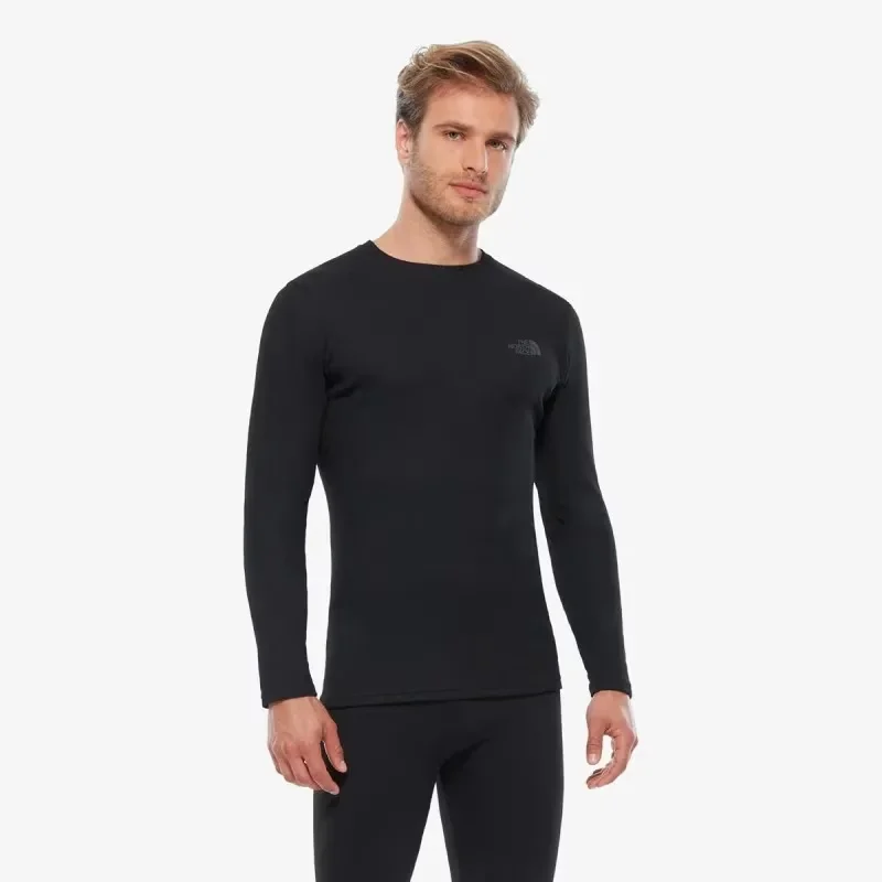 M EASY L/S CREW NECK TNF BLACK