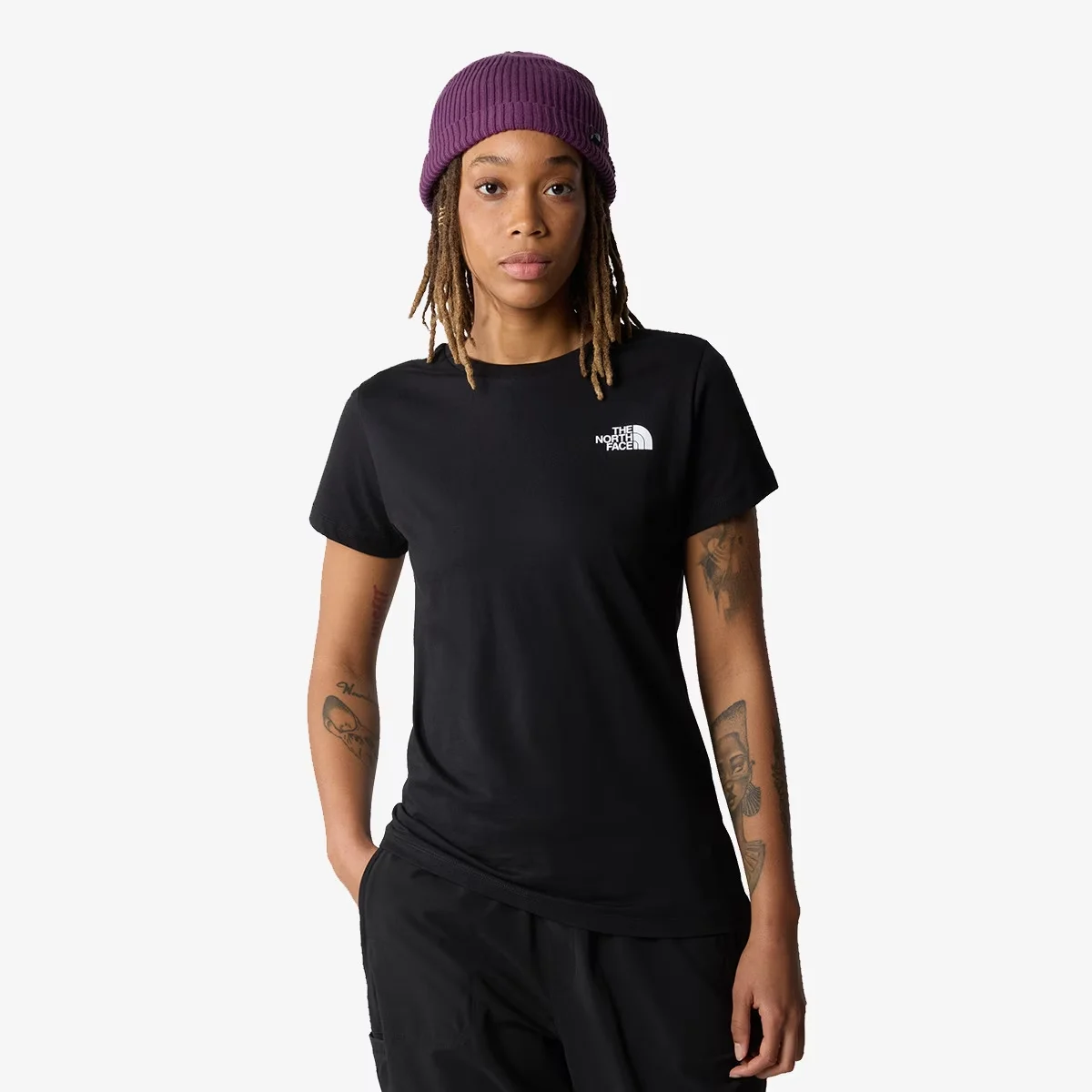 W S/S REDBOX TEE TNF BLACK