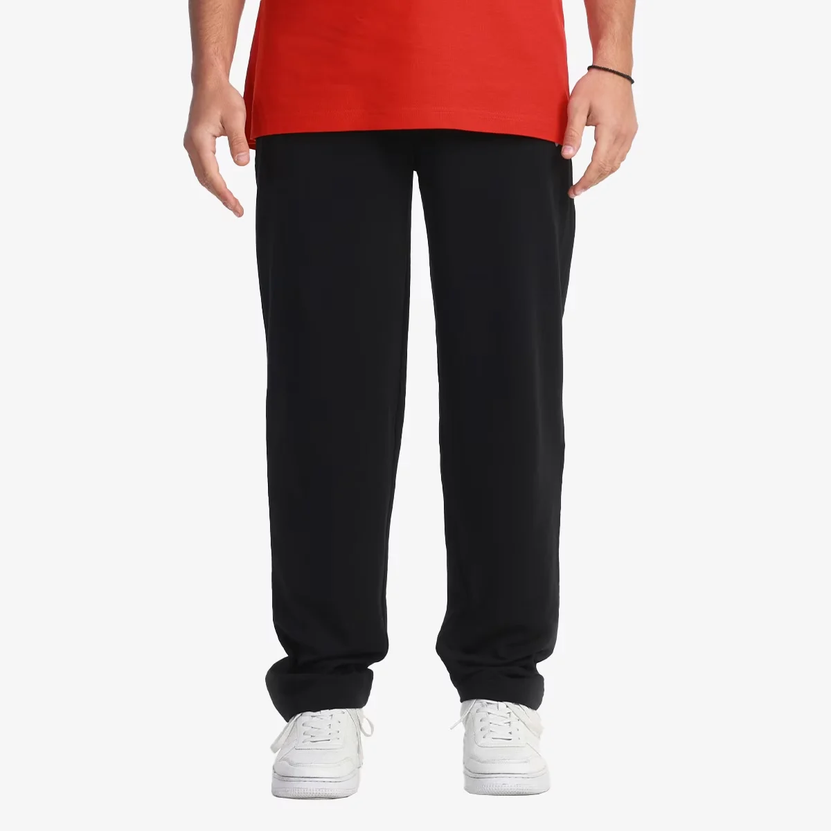 Logo Open Hem Pants